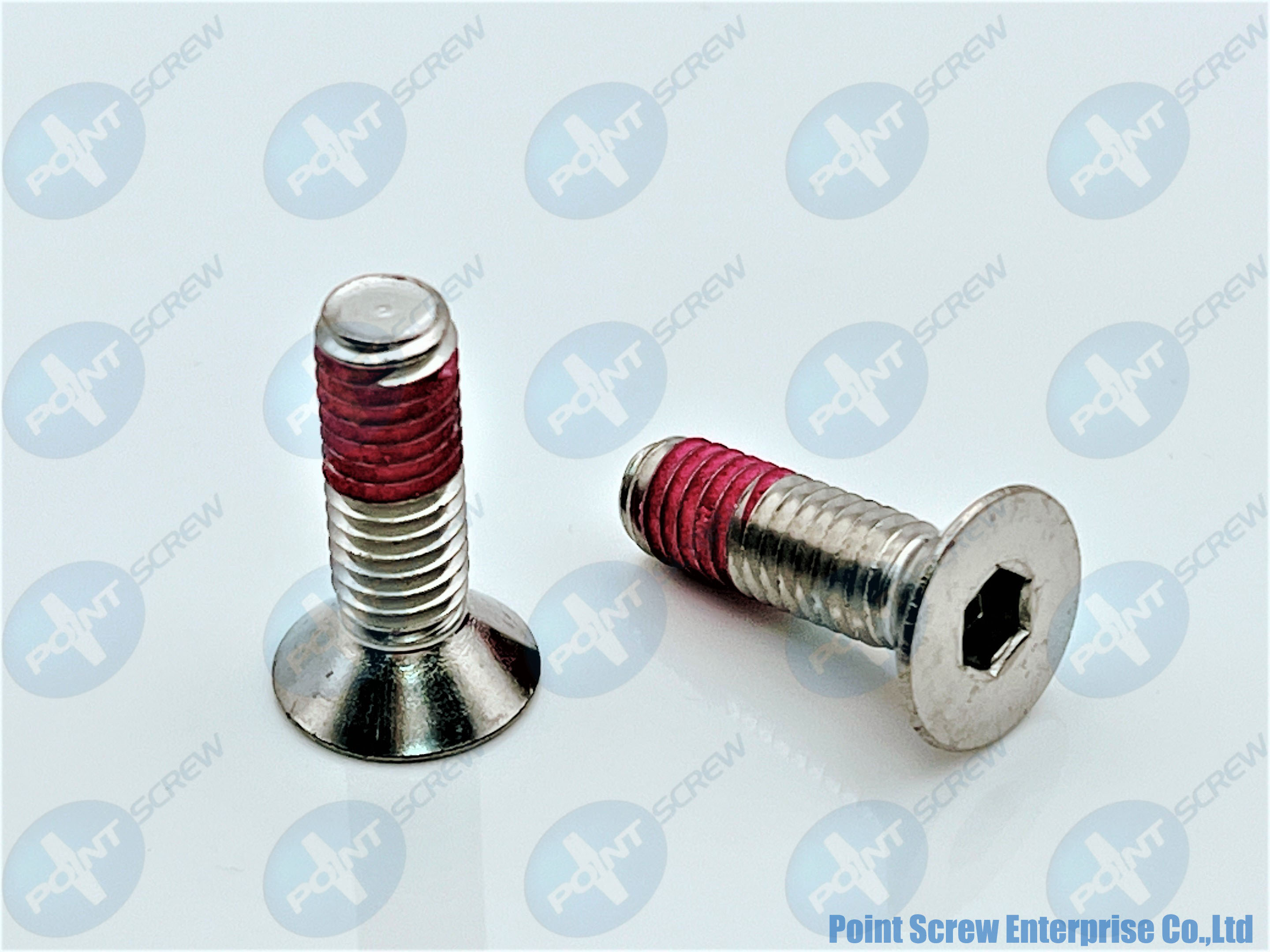 Nylok Allen Socket Countersunk Screw